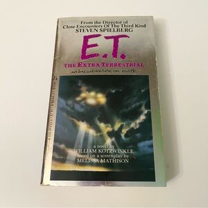 Vintage E.T. The Extra-Terrestrial Paperback Book William Kotzwinkle 1982